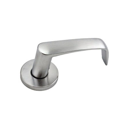 Corbin Russwin Sngl Cylinder Entry Mortise Lock Working Trim with Newport Lever and A Rose L4 Keyway Satin Chrome ML2054NSA626M31